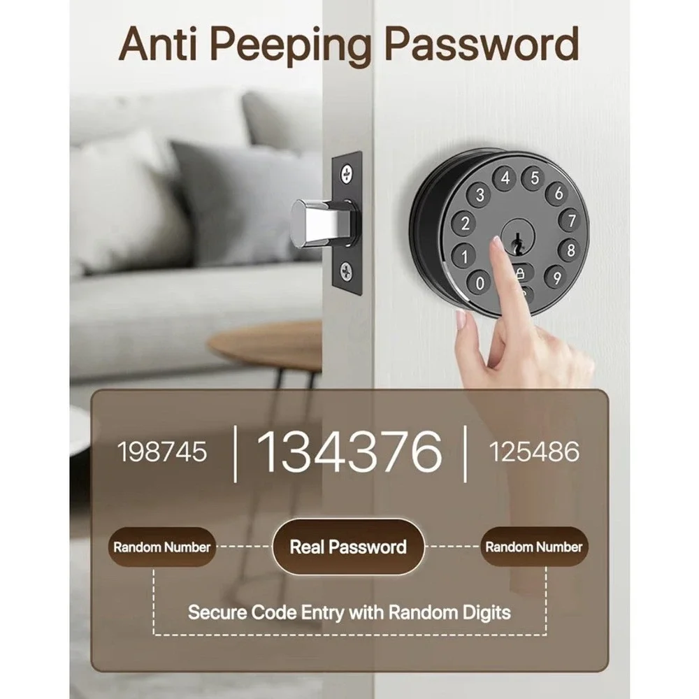 Keyless Electronic Deadbolt‎ Door Lock (YL-68-MINI style)